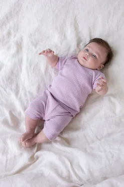 Baby pyjama paars