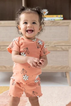 Baby pyjama rose