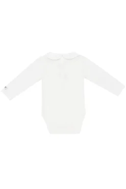 Baby romper lange mouw ecru