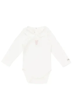 Baby romper lange mouw ecru
