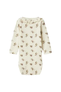 Baby romper lange mouw grijs