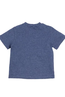 Baby t-shirt korte mouw blauw
