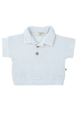 Baby t-shirt korte mouw blauw