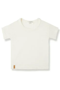 Baby t-shirt korte mouw ecru