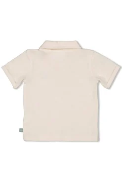 Baby t-shirt korte mouw ecru