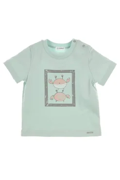 Baby t-shirt korte mouw groen