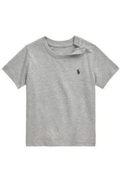 Baby t-shirt korte mouw grijs