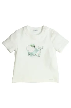 Baby t-shirt korte mouw wit