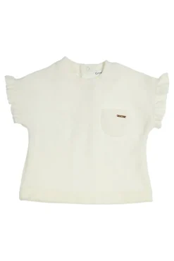 Baby t-shirt korte mouw wit