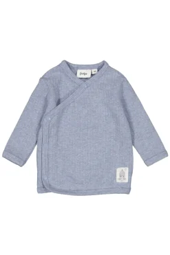 Baby t-shirt lange mouw blauw