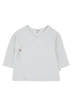 Baby t-shirt lange mouw blauw