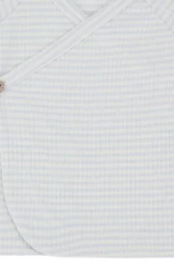 Baby t-shirt lange mouw blauw