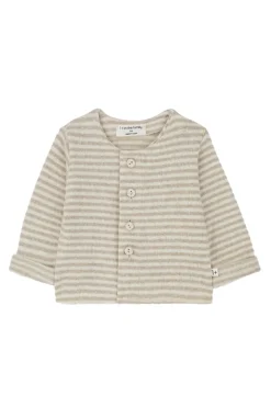 Baby t-shirt lange mouw bruin
