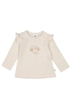 Baby t-shirt lange mouw ecru