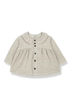 Baby t-shirt lange mouw ecru