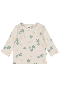Baby t-shirt lange mouw ecru