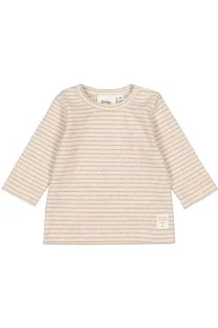 Baby t-shirt lange mouw ecru