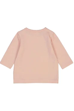 Baby t-shirt lange mouw rose