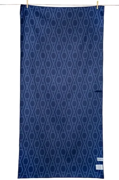 Bad & beach badlaken blauw