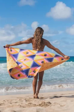 Bad & beach badlaken oranje