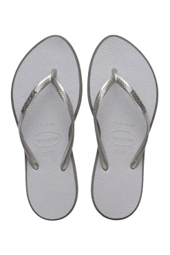 Bad /beach badslipper senior zilver