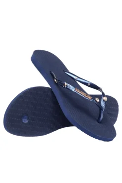 Bad /beach badslipper senior blauw