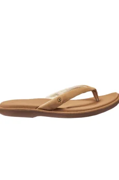Bad /beach slipper dames bruin