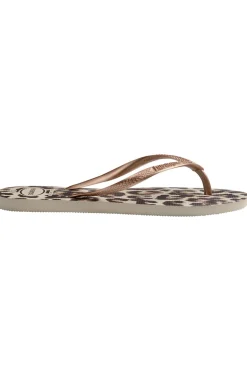 Bad /beach slipper dames bruin
