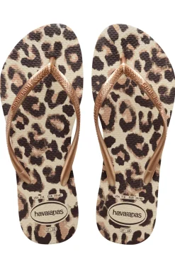 Bad /beach slipper dames bruin