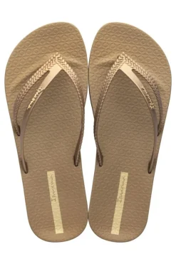 Bad /beach slipper dames bruin