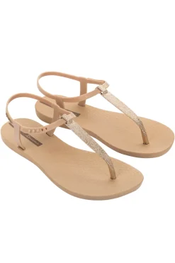 Bad /beach slipper dames bruin