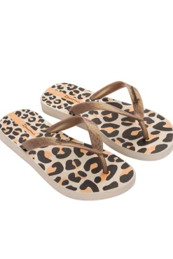 Bad /beach slipper meisjes bruin