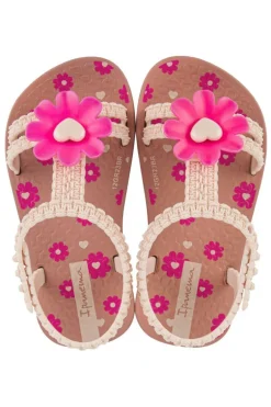 Bad /beach slipper meisjes bruin