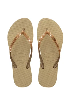 Bad /beach slipper meisjes goud