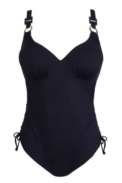 Bad/beach dames badpak modecup blauw
