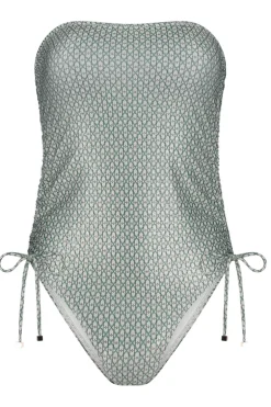 Bad/beach dames badpak mode groen