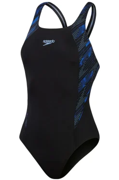 Bad/beach dames badpak sport zwart