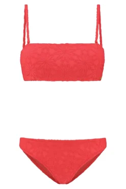 Bad/beach dames bikini rood