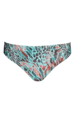 Bad/beach dames bikini slip groen