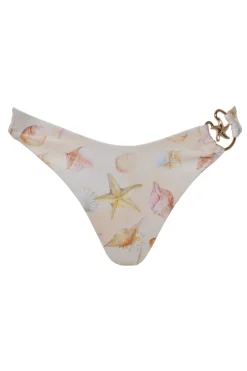 Bad/beach dames bikini slip ecru