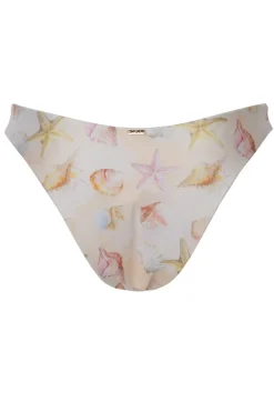 Bad/beach dames bikini slip ecru