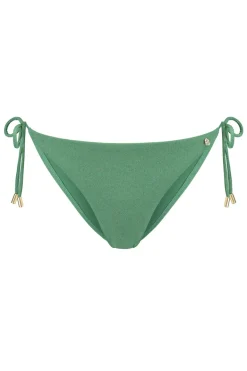 Bad/beach dames bikini slip groen