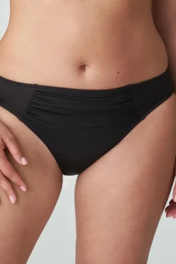 Bad/beach dames bikini slip bruin