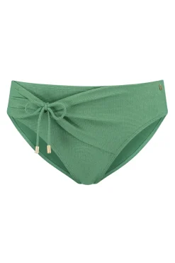 Bad/beach dames bikini slip groen