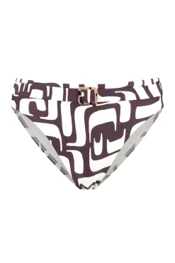 Bad/beach dames bikini slip wit
