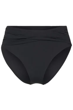 Bad/beach dames bikini slip zwart