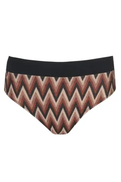 Bad/beach dames bikini slip bruin