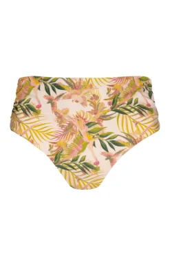 Bad/beach dames bikini slip bruin