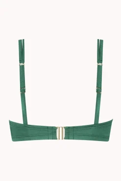 Bad/beach dames bikini top groen