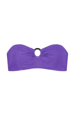 Bad/beach dames bikini top paars